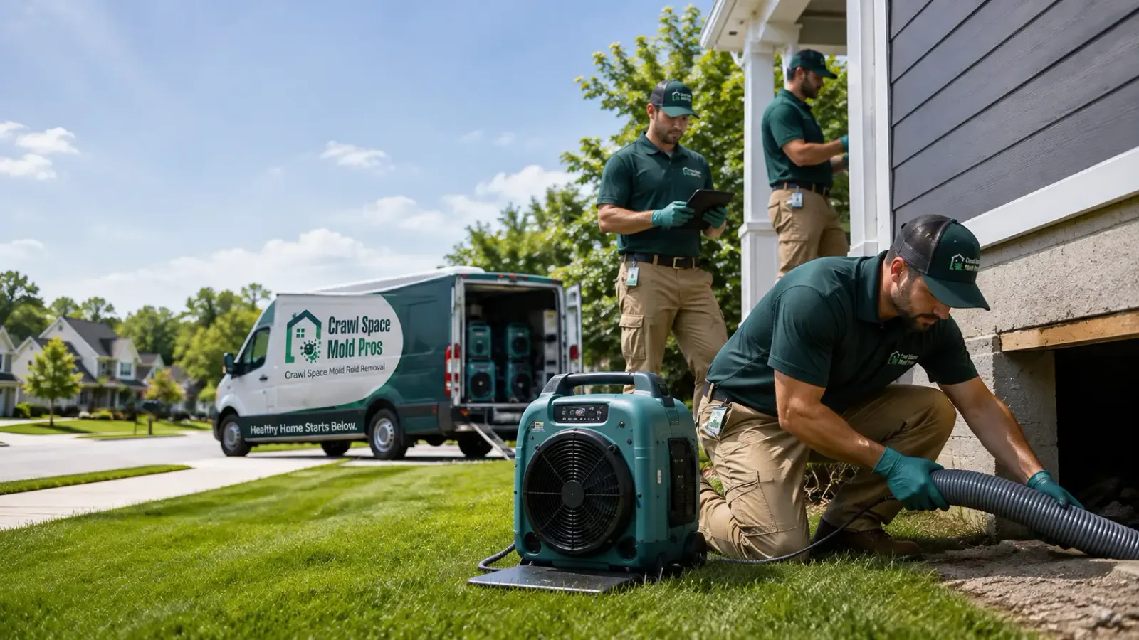 Crawl Space Mold Removal in Gretna, FL